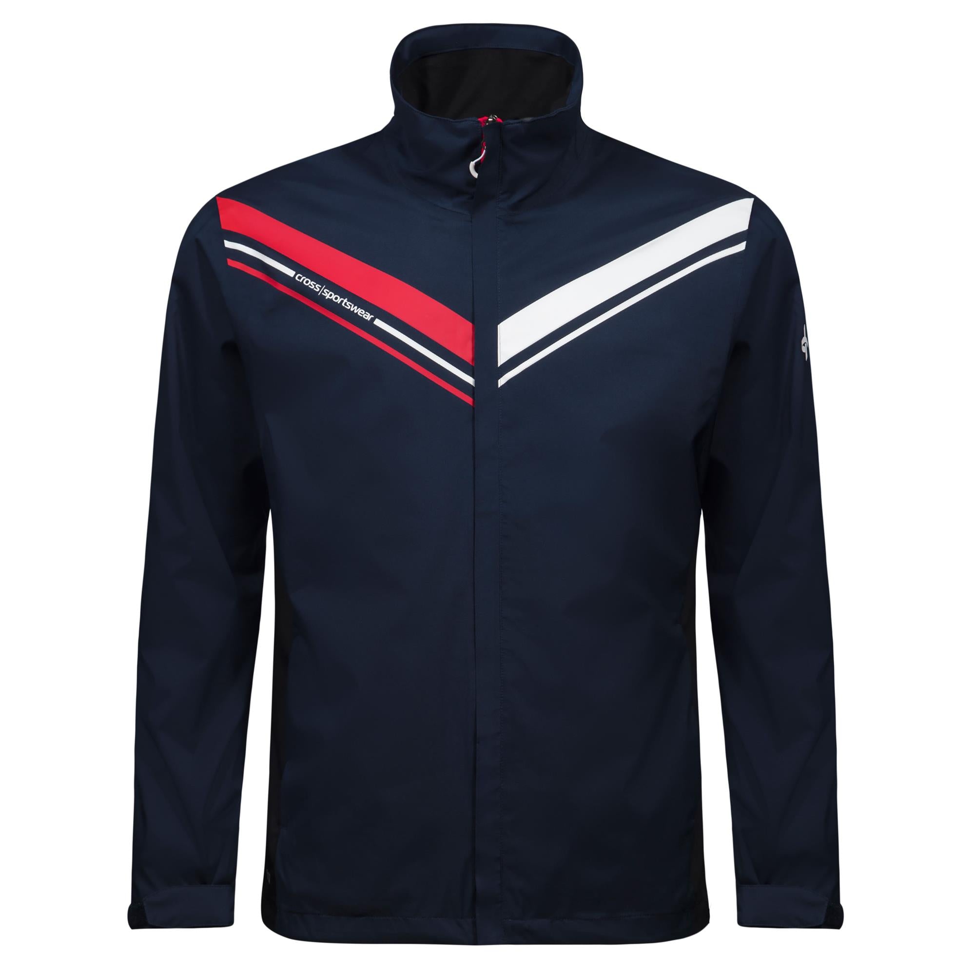 Cross Cloud Waterproof Mens Golf Jacket Navy
